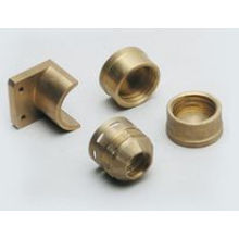 Mecanizado CNC de piezas de Metal de encargo / bronce para tubo de PVC